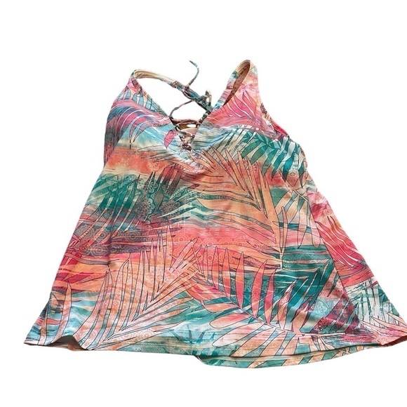 Beach House Swim Courtney Lace Up Tankini Top Size 14 - excellent Condition - Picture 1 of 15